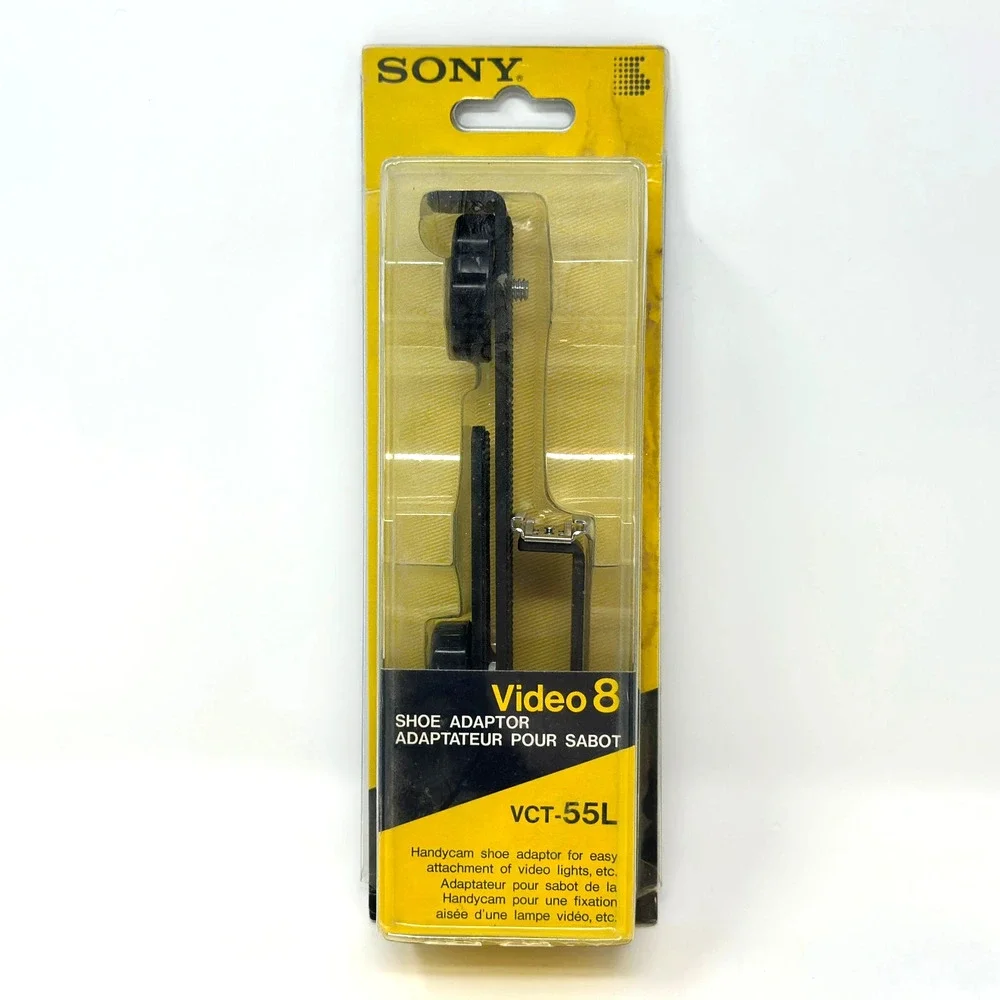 Sony Video8 VCT-55L Handycam Shoe Adapter Bracket in Original Package Japan READ